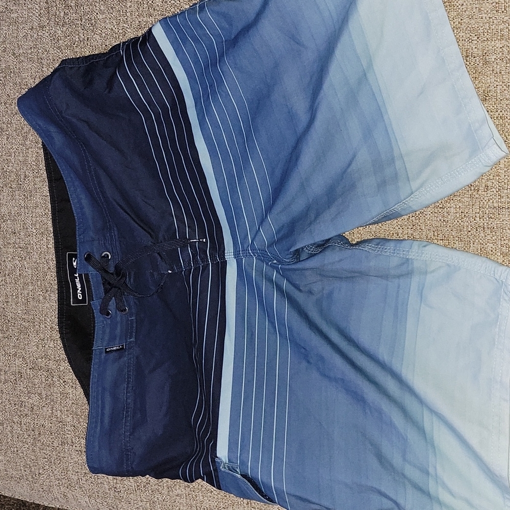 O'NEILL MENS SWIM TRUNKS SZ 36 GOOD CONDITION